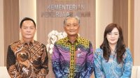 Walikota dan Wawali Kota Tomohon bersama dengan Menteri PU Dody Hanggono