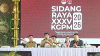 Gubernur Yulius menghadiri Sidang Raya XXXV KGPM.
